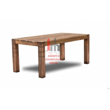 Wooden Wide Dining Table